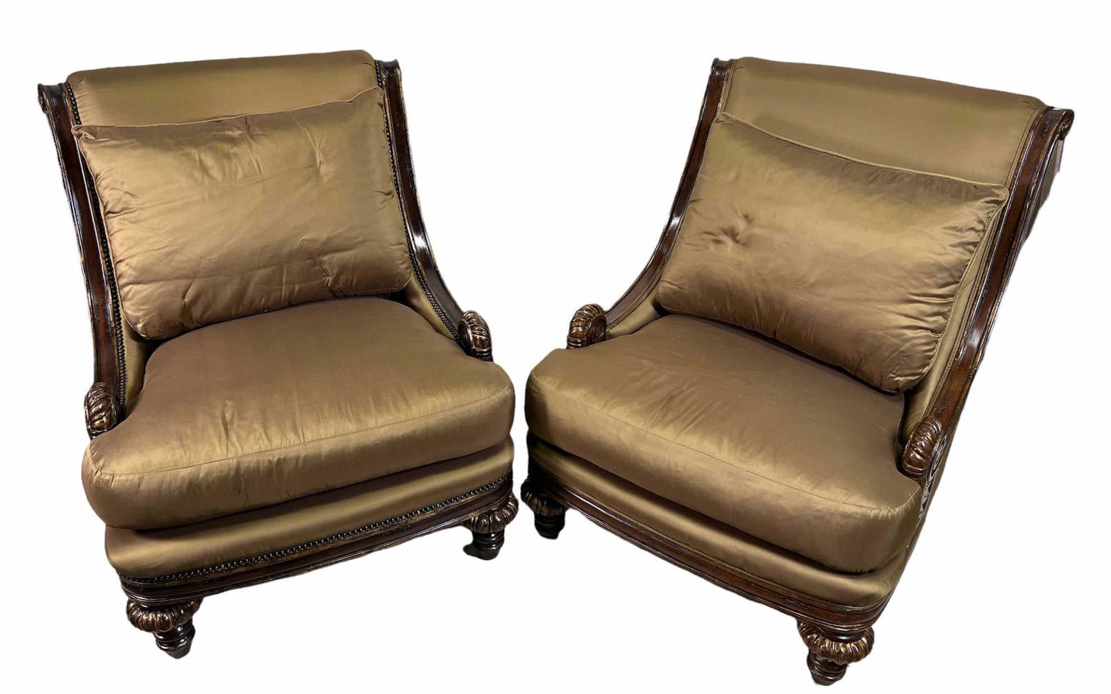 PAIR OF MARGE CARSON CLUB CHAIRS (1 of 4)