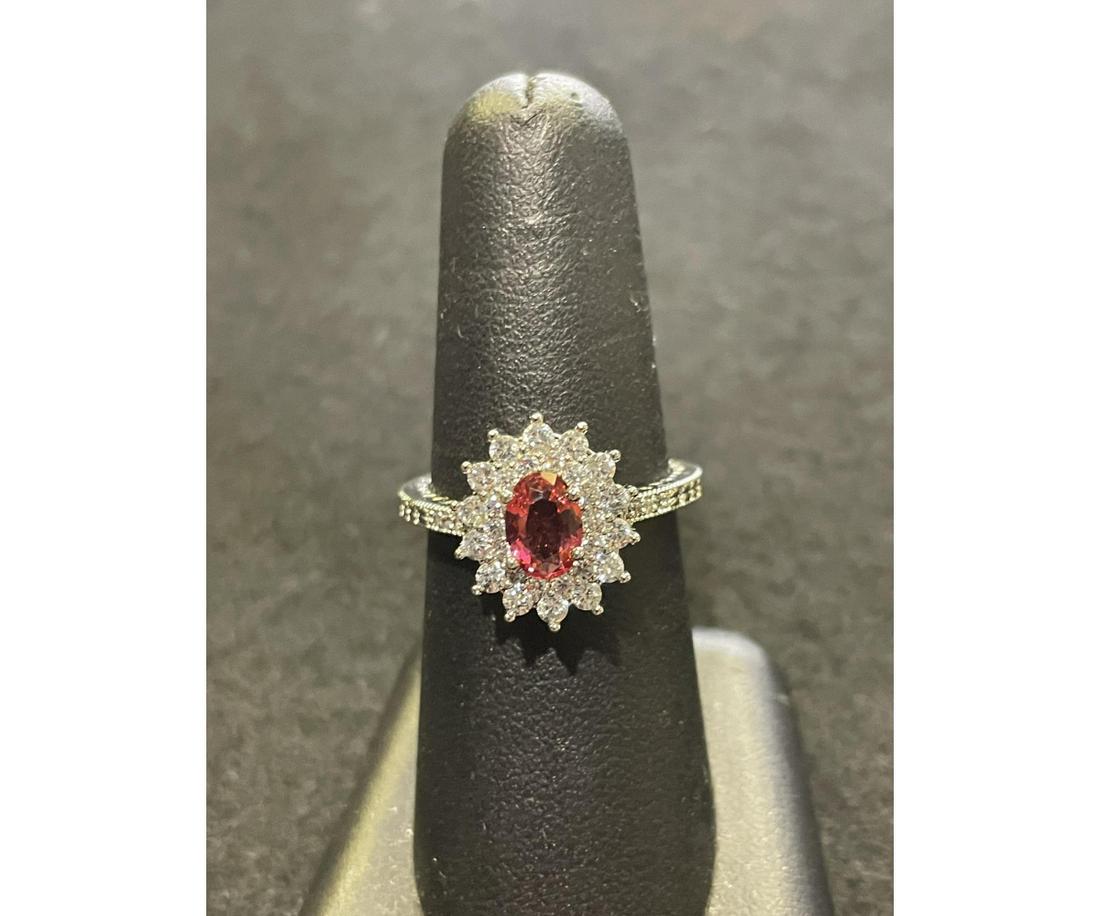 OVAL CUT ARctIC RUBY DINNER RING (1 of 2)