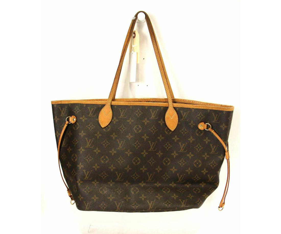 Louis Vuitton Brown Neverfull Shoulder Bag (1 of 3)