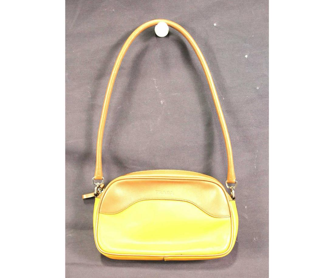 Prada Brown/Mustard Shoulder Bag (1 of 4)