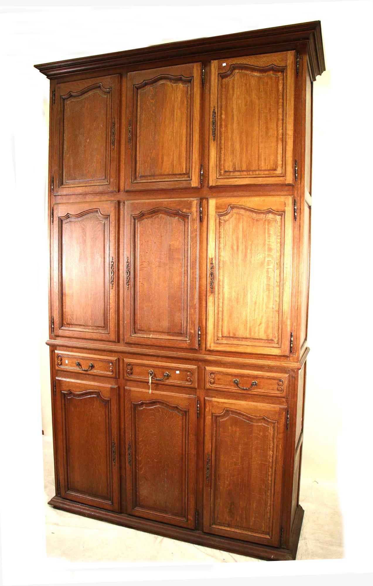 VINTAGE FRENCH OAK PANELED CABINET (1 of 5)