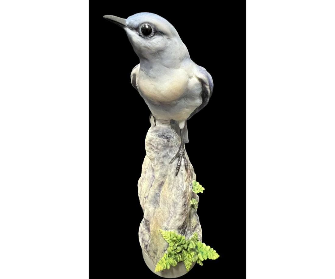 ROYAL WORCESTER PORCELAIN MOUNTAIN BLUEBIRD (1 of 5)