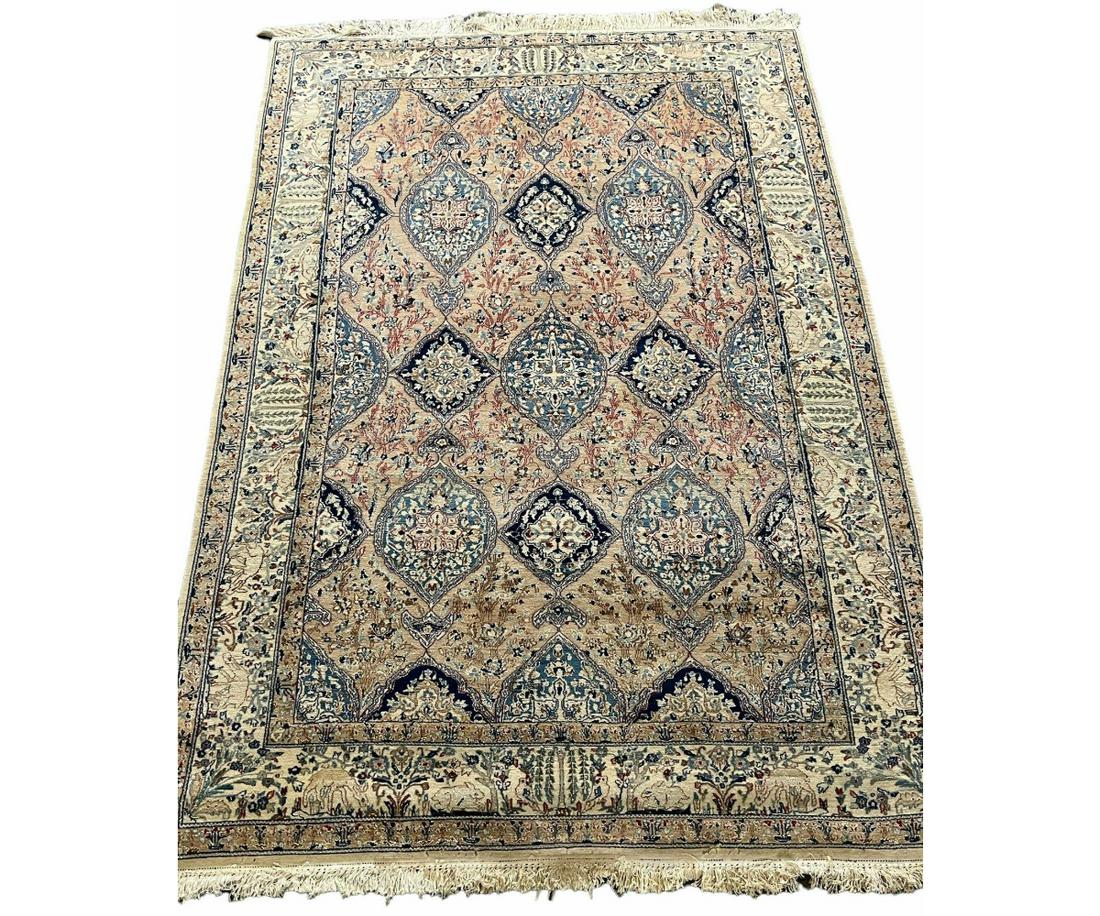 HAND WOVEN 100% WOOL PILE ORIENTAL TABRIZ RUG (1 of 8)