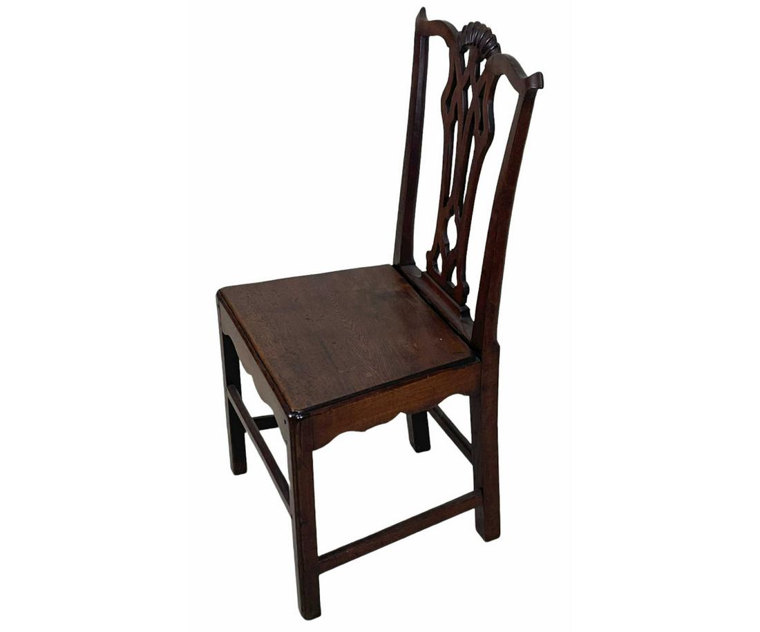 18th CENTURY CHIPPENDALE SIDE CHAIR (1 of 3)