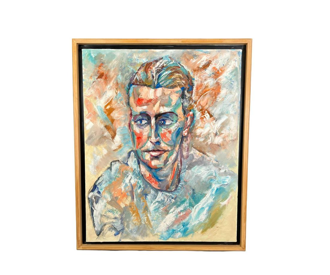 BOB WEIR ABSTRACT ACRYLIC ON CANVAS (1 of 2)