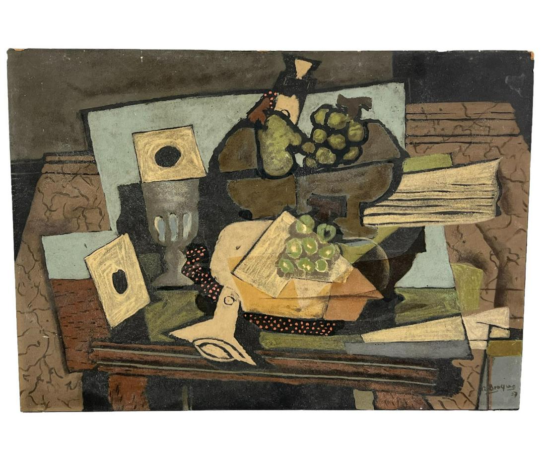 CIRCA 1940's G. BRAQUE SERIGRAPH (1 of 3)
