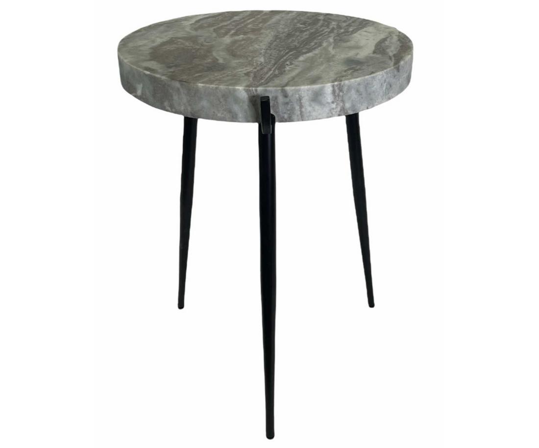 ROUND MARBLE TOP ACCENT TABLE (1 of 2)