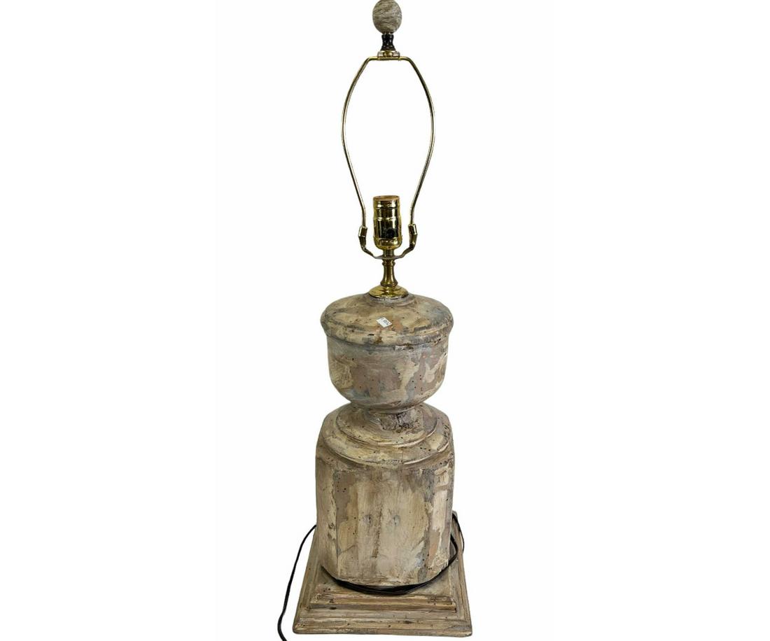 WOODEN TABLE LAMP (1 of 1)