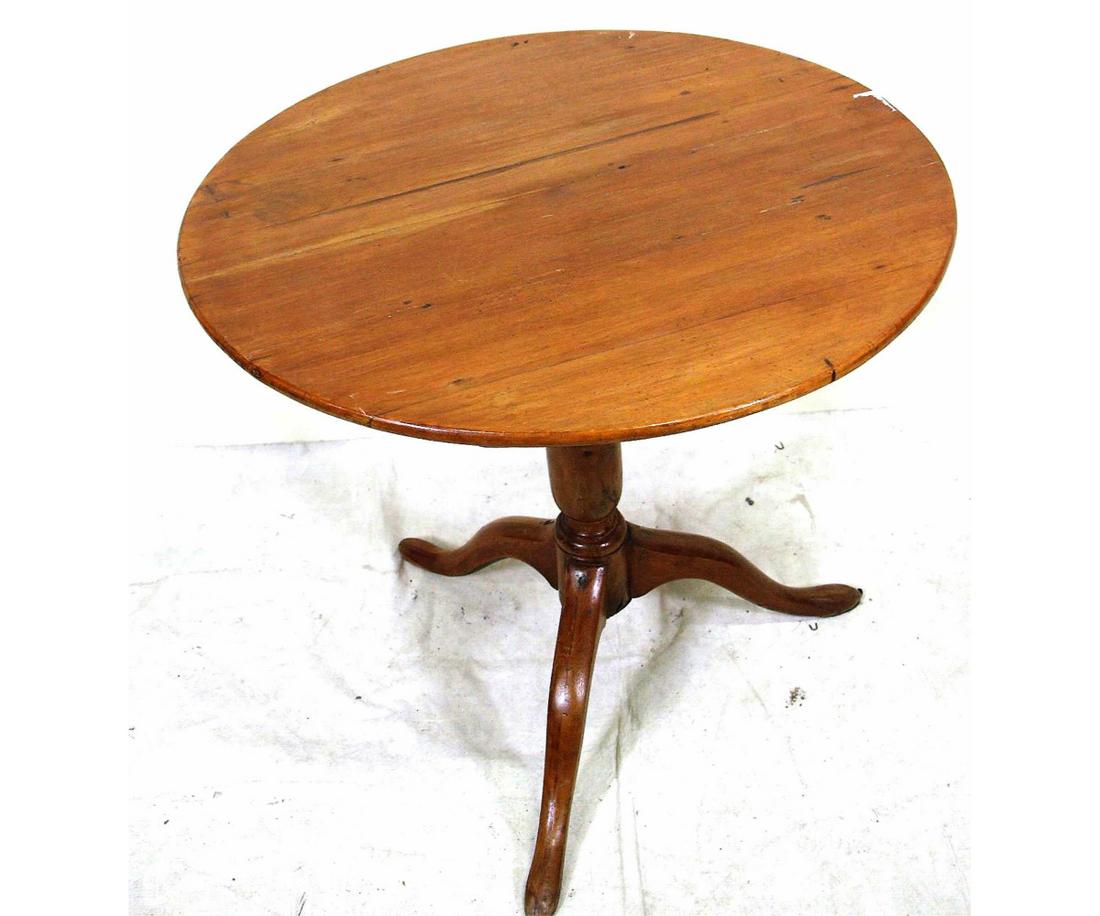 CIRCA 1850 MAHOGANY FLIP TOP TABLE (1 of 3)