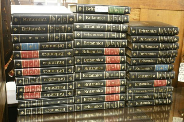 Set of 36 Britania Encylopedia,: Set of 36 Britania Encylopedia. Buyer's Responsibility: All items must be paid the day of purchase and removed from the premises no later than 5 p.m. Monday, June 27. Or items may be picked up Saturda