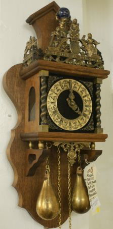 Hanging Wall Clock: Hanging Wall Clock. Buyer's Responsibility: All items must be paid the day of purchase and removed from the premises no later than 5 p.m. Monday, June 27. Or items may be picked up Saturday, July 2nd