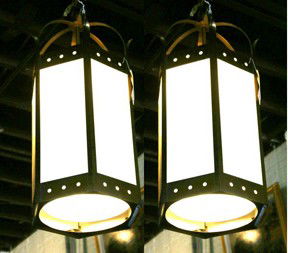Pair of Iron Lanterns: Pair of Iron Lanterns. Buyer's Responsibility: All items must be paid the day of purchase and removed from the premises no later than 5 p.m. Monday, June 27. Or items may be picked up Saturday, July 2