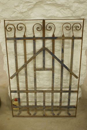 Wrought Iron Panel: Wrought Iron Panel. Buyer's Responsibility: All items must be paid the day of purchase and removed from the premises no later than 5 p.m. Monday, June 27. Or items may be picked up Saturday, July 2nd