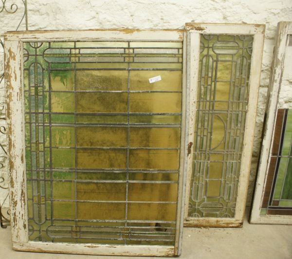 2 Stained Glass Windows: 2 Stained Glass Windows. Buyer's Responsibility: All items must be paid the day of purchase and removed from the premises no later than 5 p.m. Monday, June 27. Or items may be picked up Saturday, July