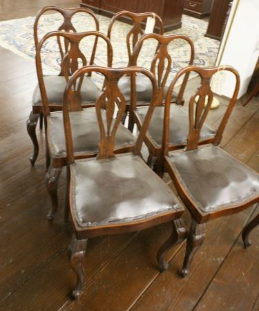 Set of 6 Italian Antique Chairs: Set of 6 Italian Antique Chairs. Buyer's Responsibility: All items must be paid the day of purchase and removed from the premises no later than 5 p.m. Monday, June 27. Or items may be picked up Saturd