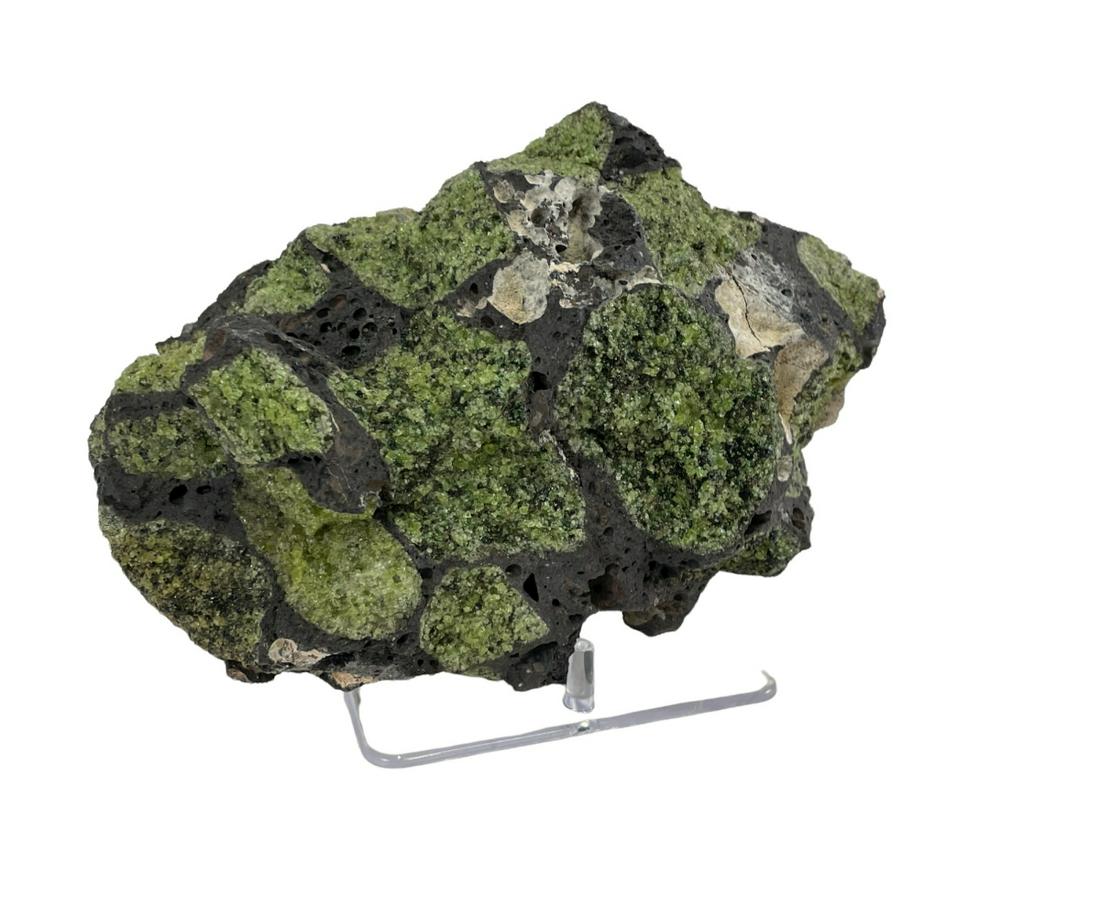 HUGE PERIDOT IN BASALT (1 of 3)