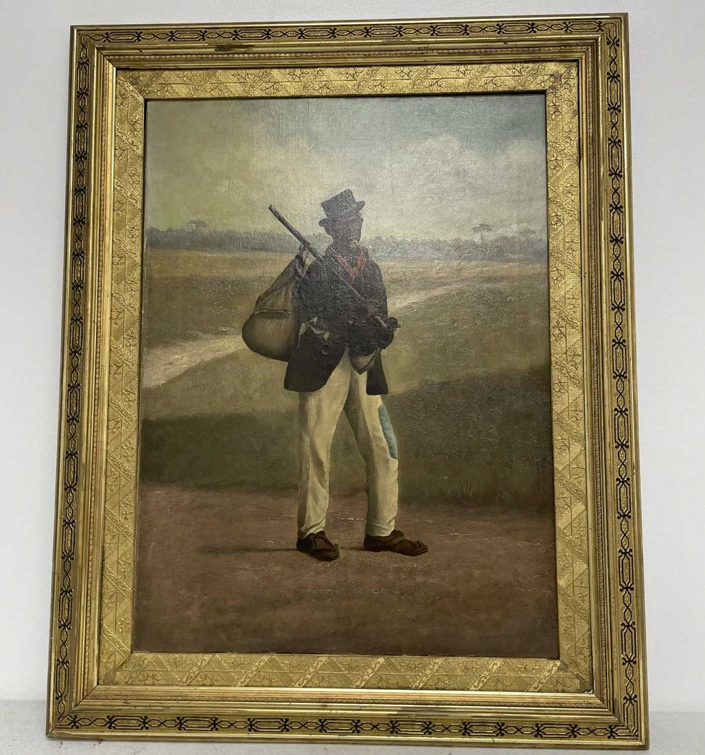 BLACK TRAVELER OIL ON CANVAS (1 of 2)