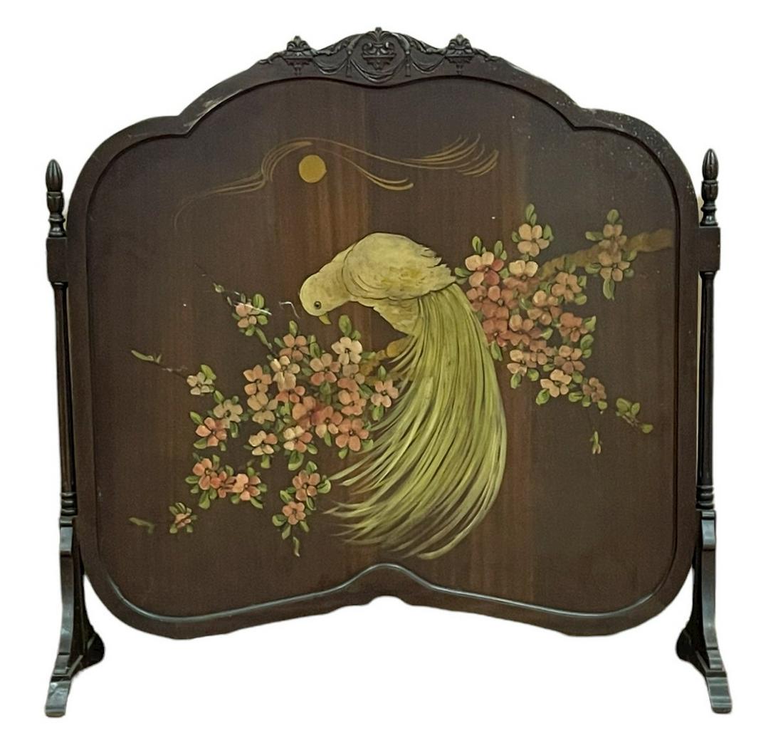 FIRE SCREEN: FIRE SCREEN. Height: 34 in. by Width: 39 in. by Depth: 13 in.