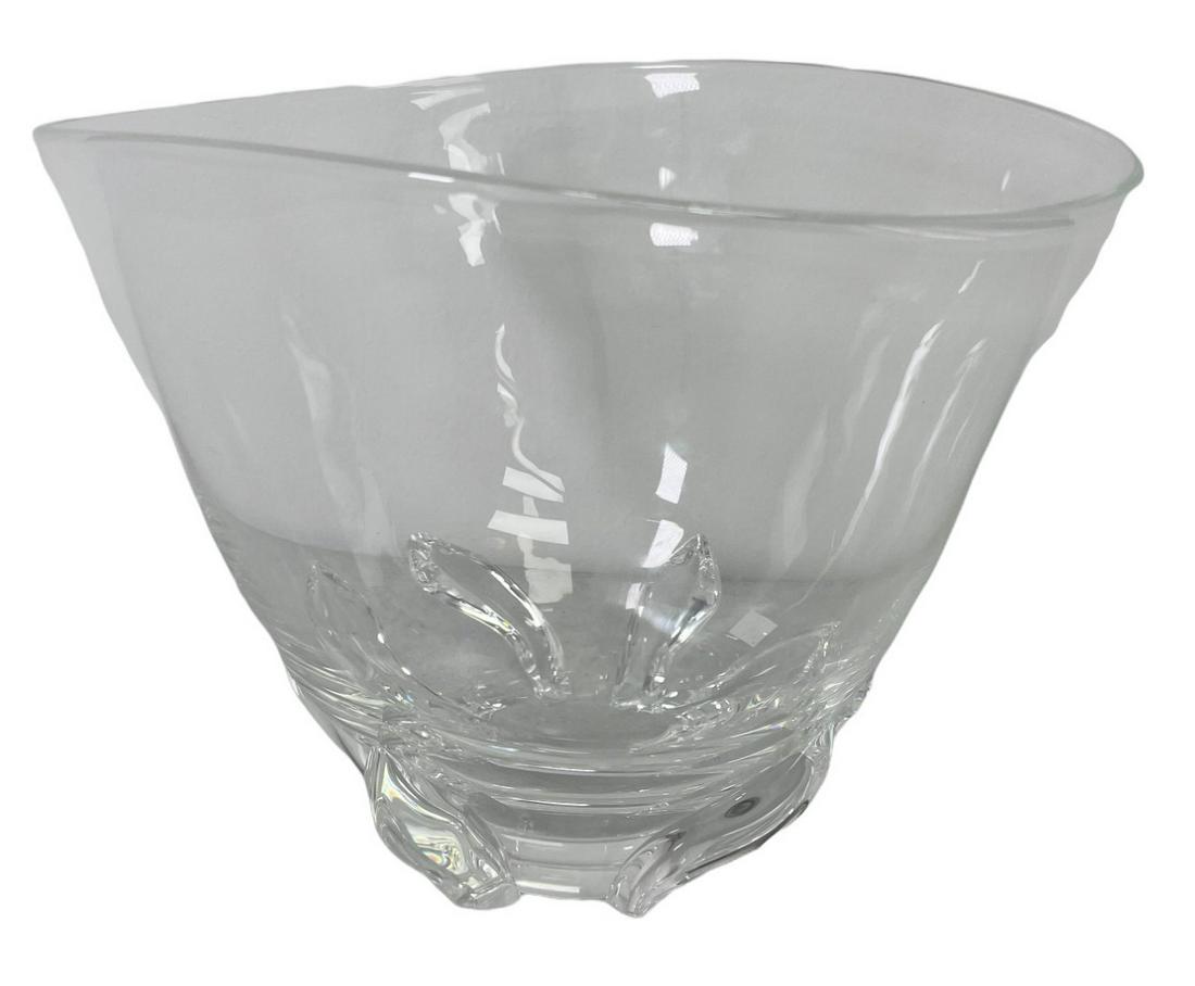 STEUBEN CRYSTAL BOWL: STEUBEN CRSYTAL BOWL. Height: 8 in. by Width: 10 in. by Depth: 8 in.