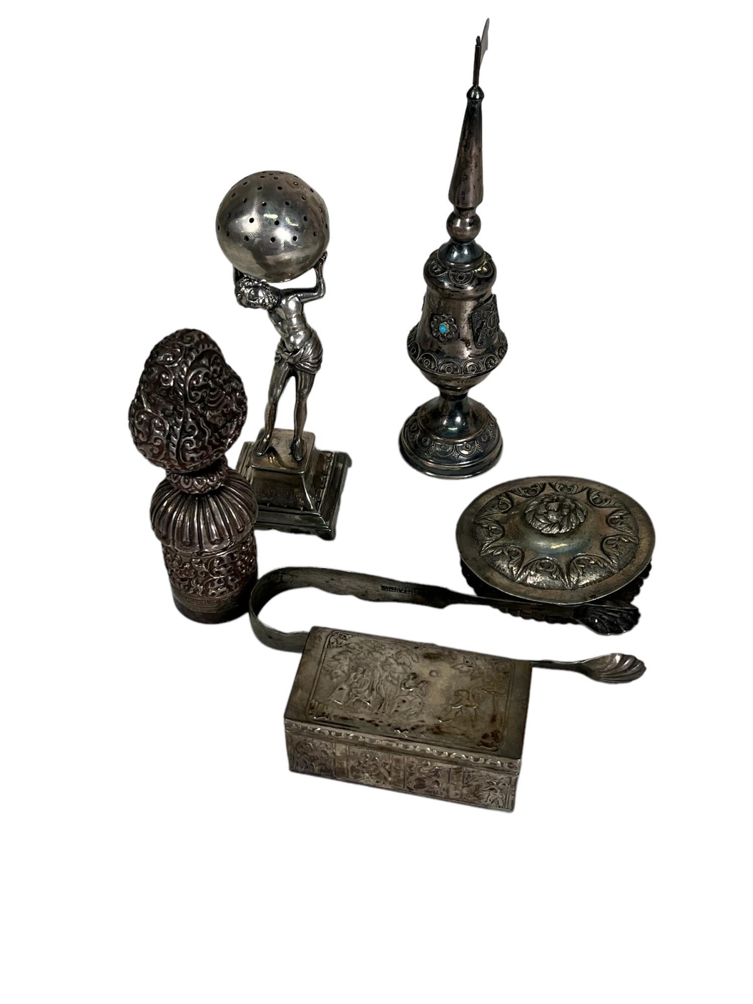 BOX LOT OF 5 PCS OF SILVER (1 of 8)