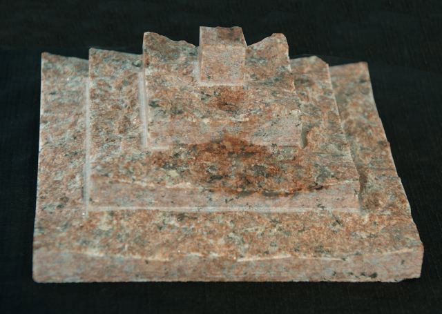 JESUS MOROLES "UNTITLED HOUSTON MEMORIAL STUDY" GRAN: JESUS MOROLES "UNTITLED HOUSTON MEMORIAL STUDY" GRANITE SCULPTURE.