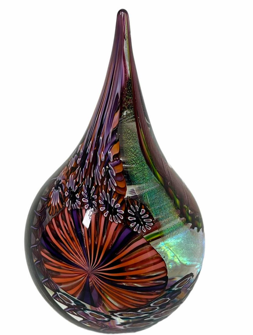 BLOWN GLASS PAPERWEIGHT BY NOWAK (1 of 3)