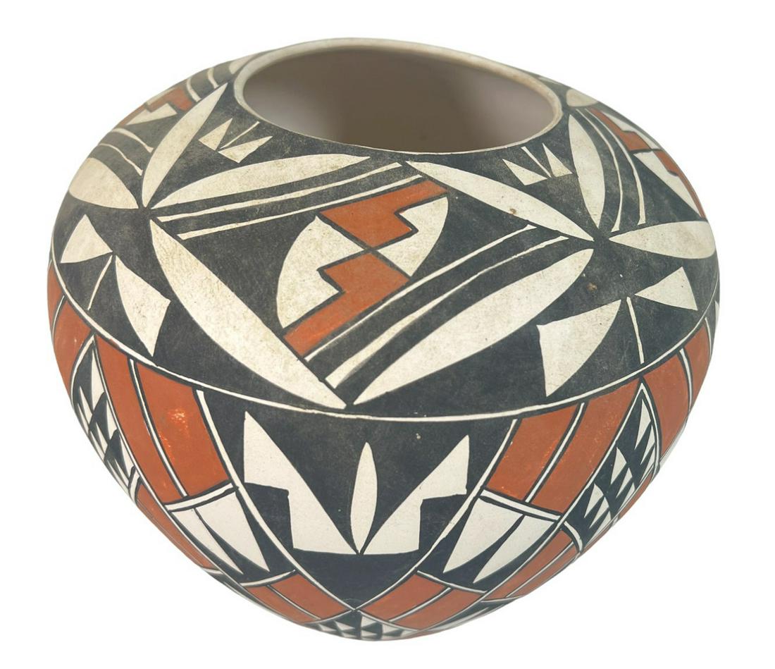 A. GARCIA SIGNED POTTERY VESSEL (1 of 3)