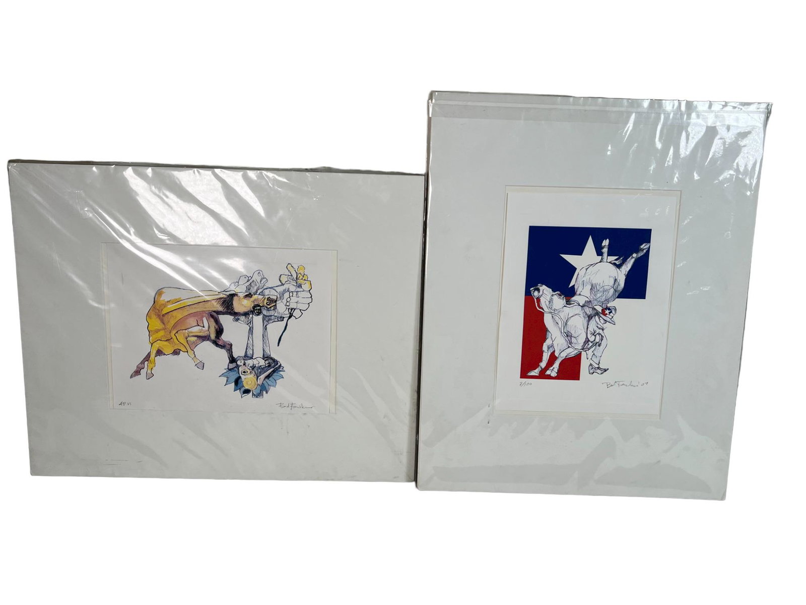 TWO BOB FOWLER "QUIET COASTAL" ARTIST PROOFS: TWO BOB FOWLER "QUIET COASTAL" ARTIST PROOFS Height: 20 in. by Width: 16.5