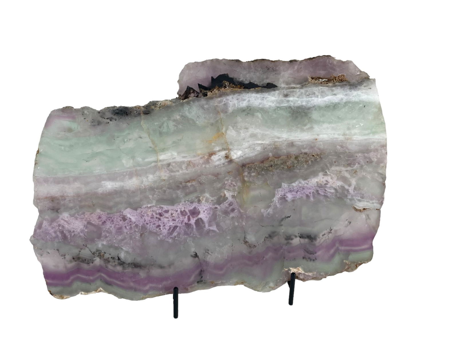 LARGE FLUORITE SLICE (1 of 3)