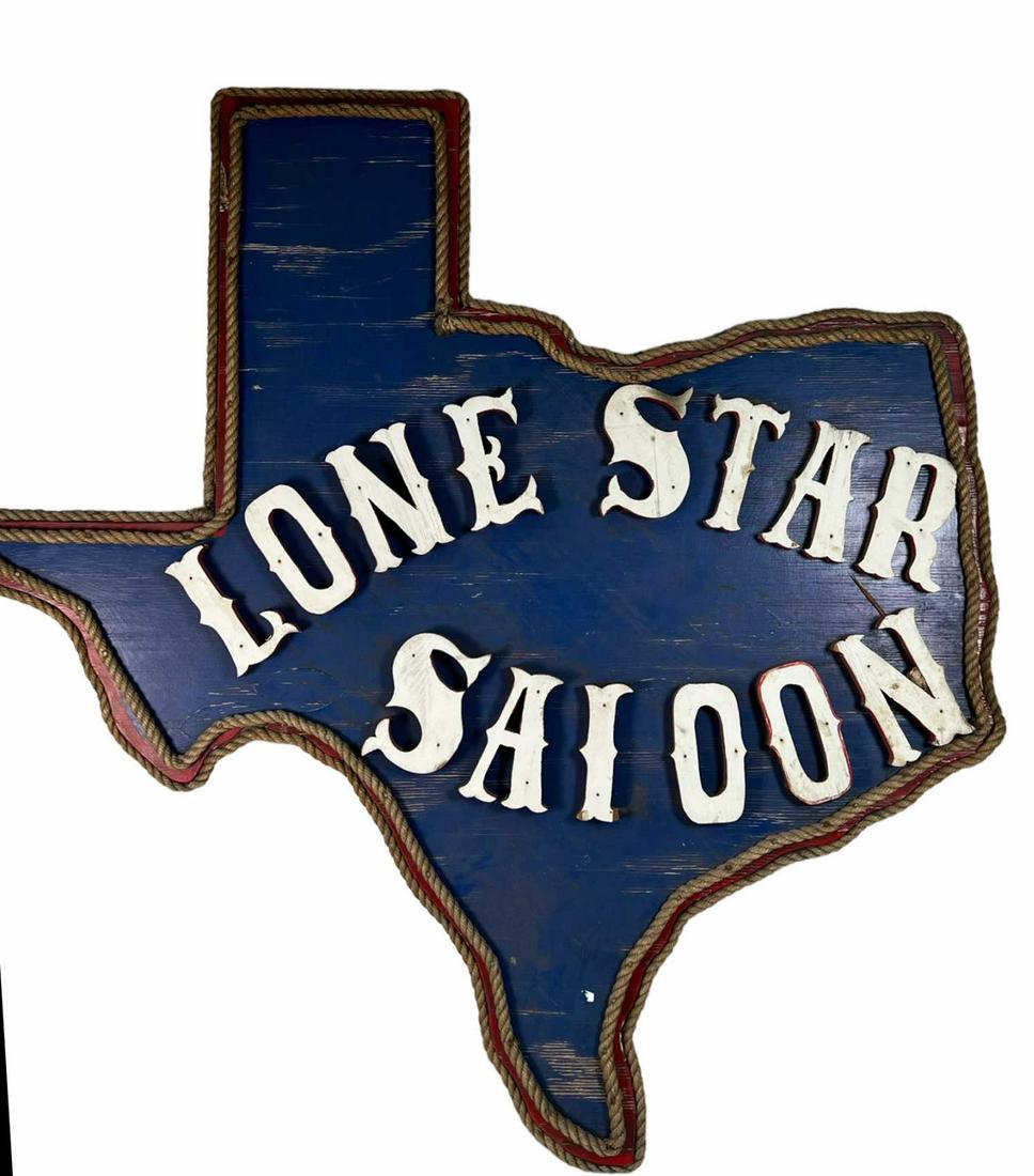 LONE STAR SALOON SIGN (1 of 2)