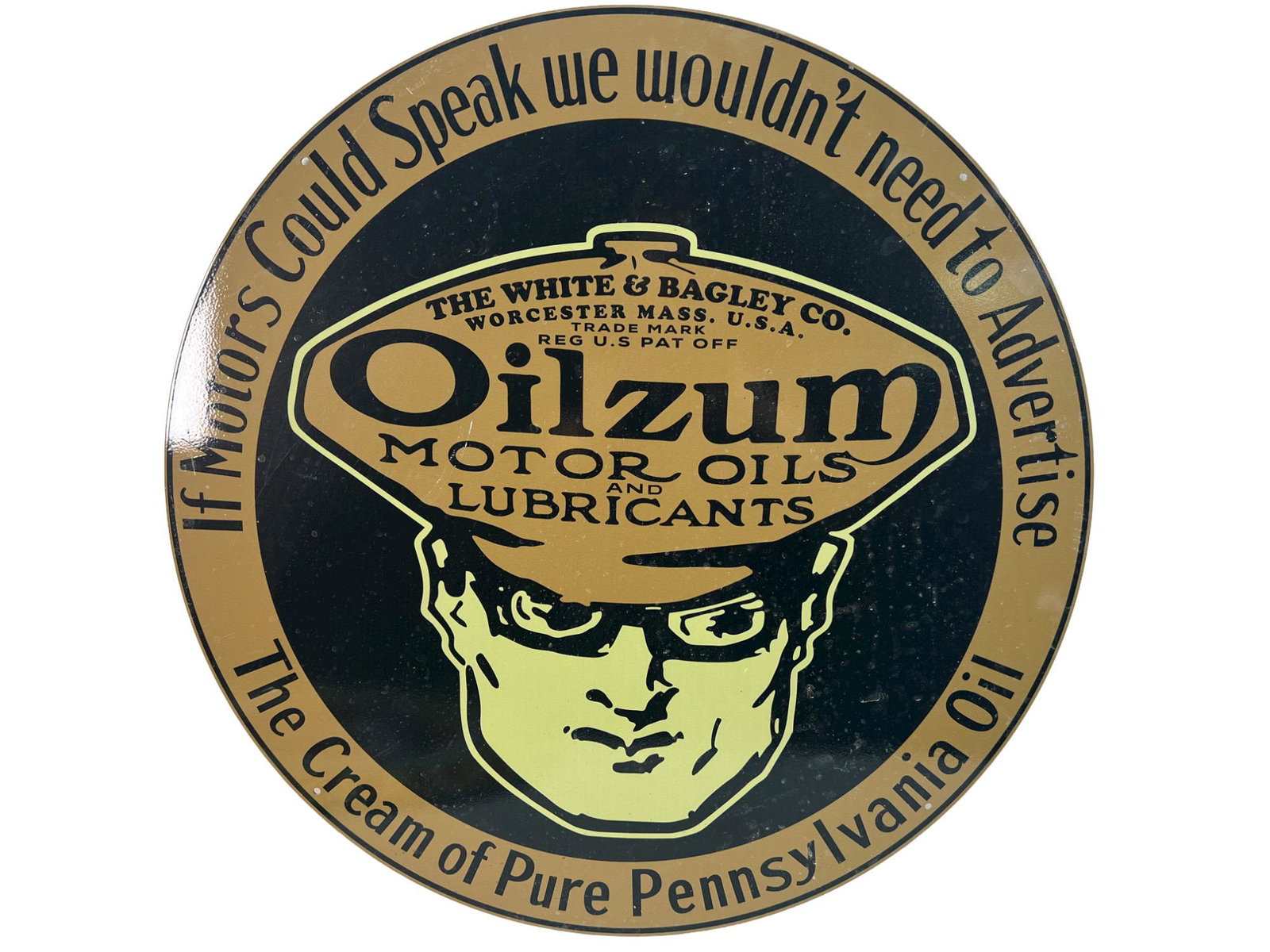 OILZUM BAKED ENAMEL SIGN (1 of 1)