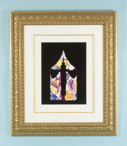 ERTE` "SPRING OPENING" SERIGRAPH EDITION 287/300: ERTE` "SPRING OPENING" SERIGRAPH. FRAMED AND MATTED EDITION NUMBER 287/300 Height: 22 1/2 in. by Width: 16 1/2 in.