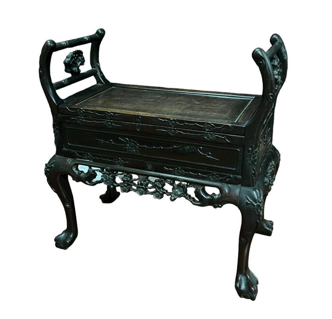 CHINESE BENCH WITH STORAGE (1 of 4)