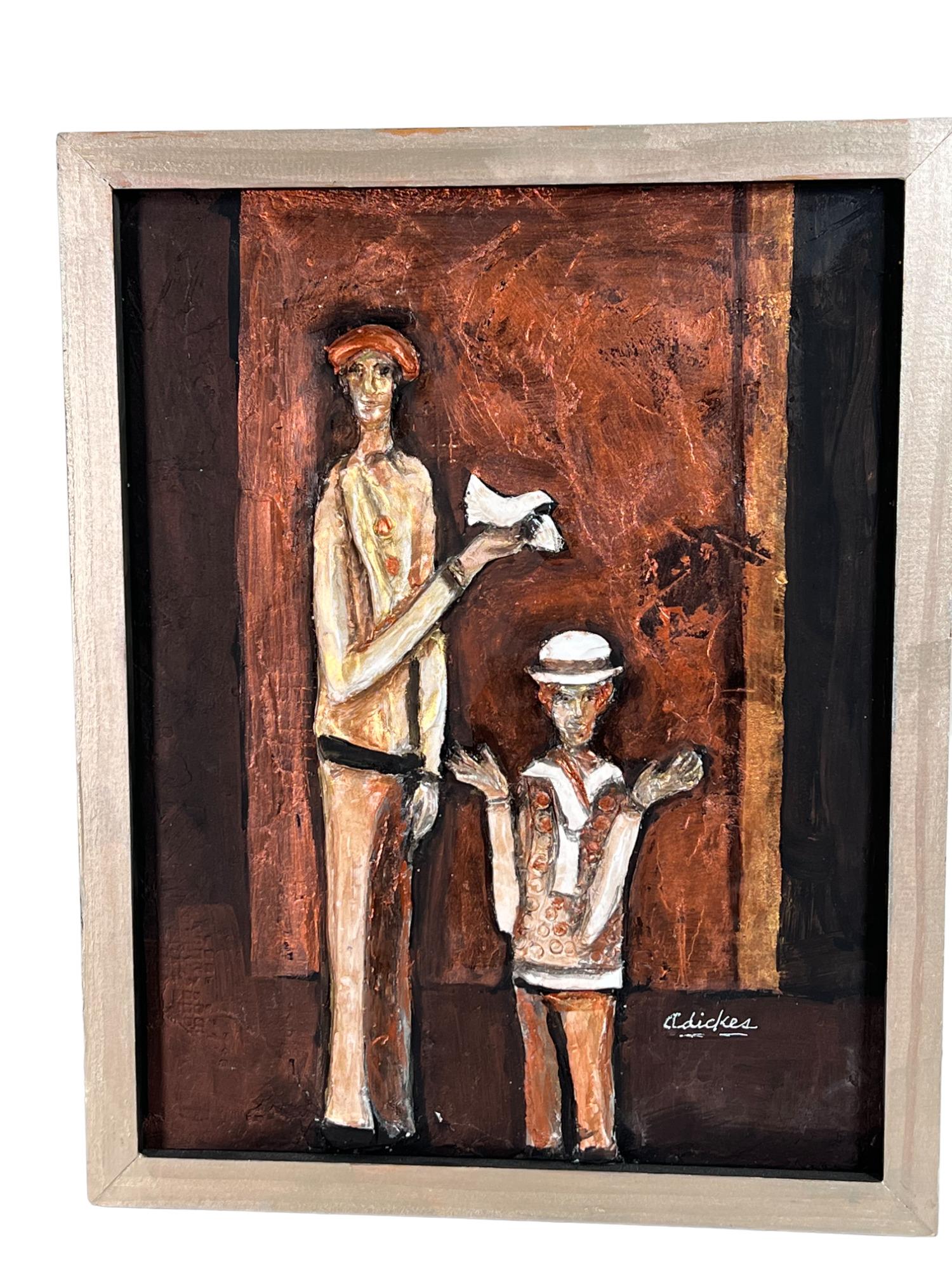 2 GUYS PAINTING BY DAVID ADICKES (1 of 3)