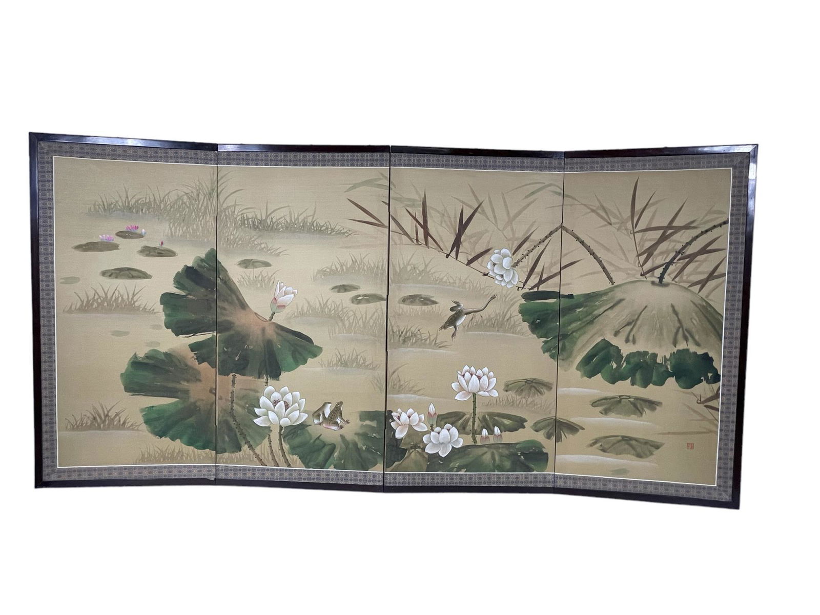 CHINESE 2 PANEL FOLDING SCREEN (1 of 3)