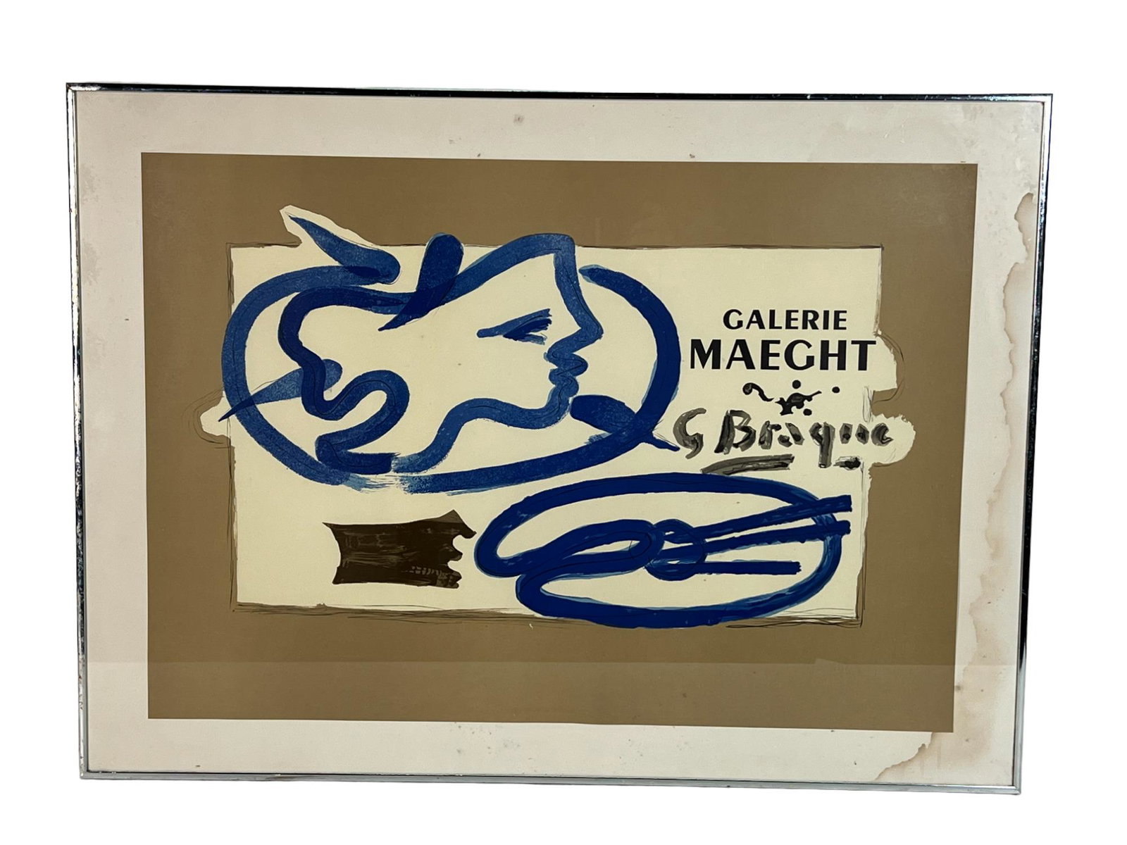 GALERIE MAEGHT BY GEORGES BRAQUE: GALERIE MAEGHT BY GEORGES BRAQUE Height: 24 in. by Width: 33.25