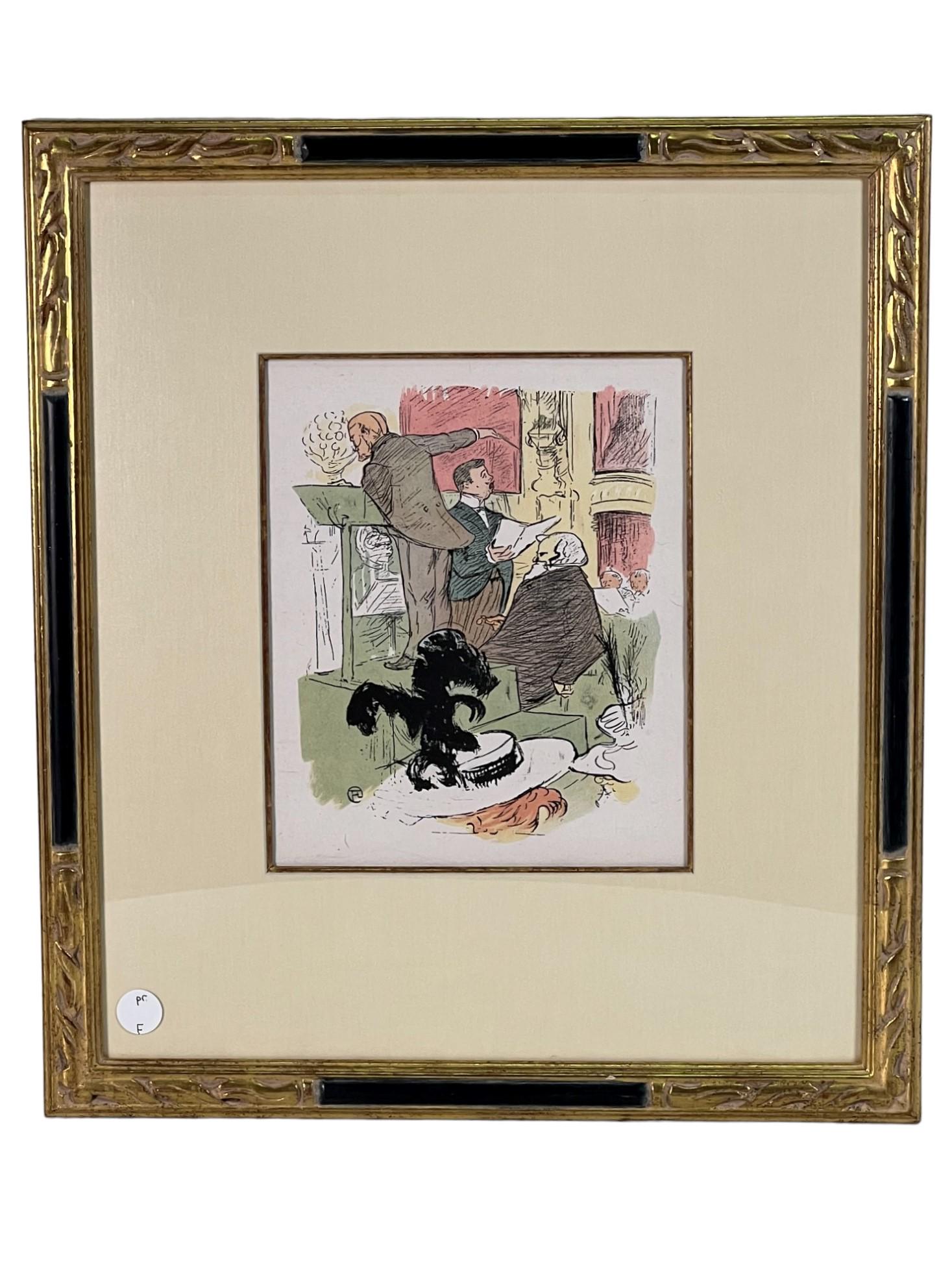 HENRI DE TOULOUSE-LAUTREC LITHO (1 of 2)