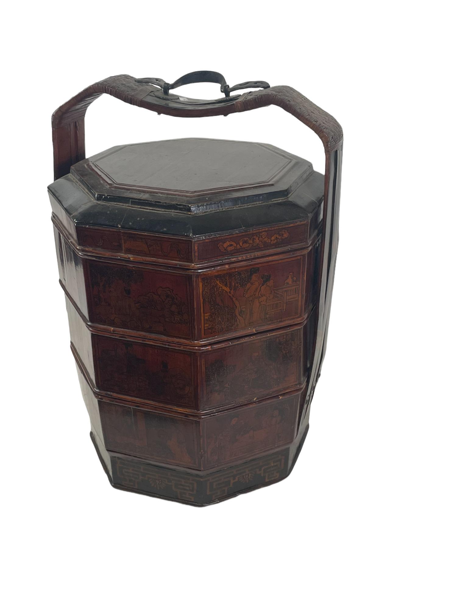 CIRCA 1850-1870 CHINESE WEDDING BASKET (1 of 3)