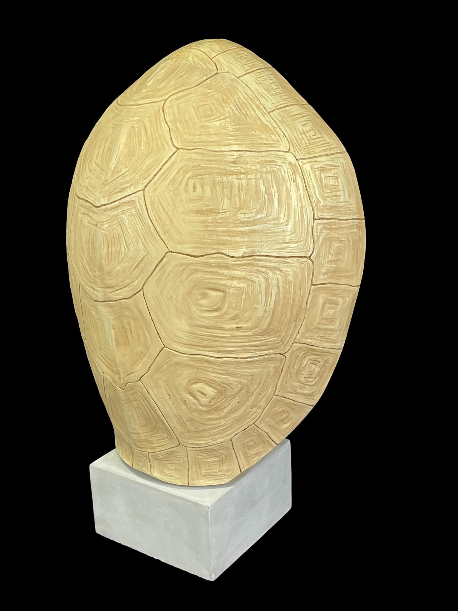 OPAQUE REPLICA TORTOISE SHELL ACCENT LAMP (1 of 2)