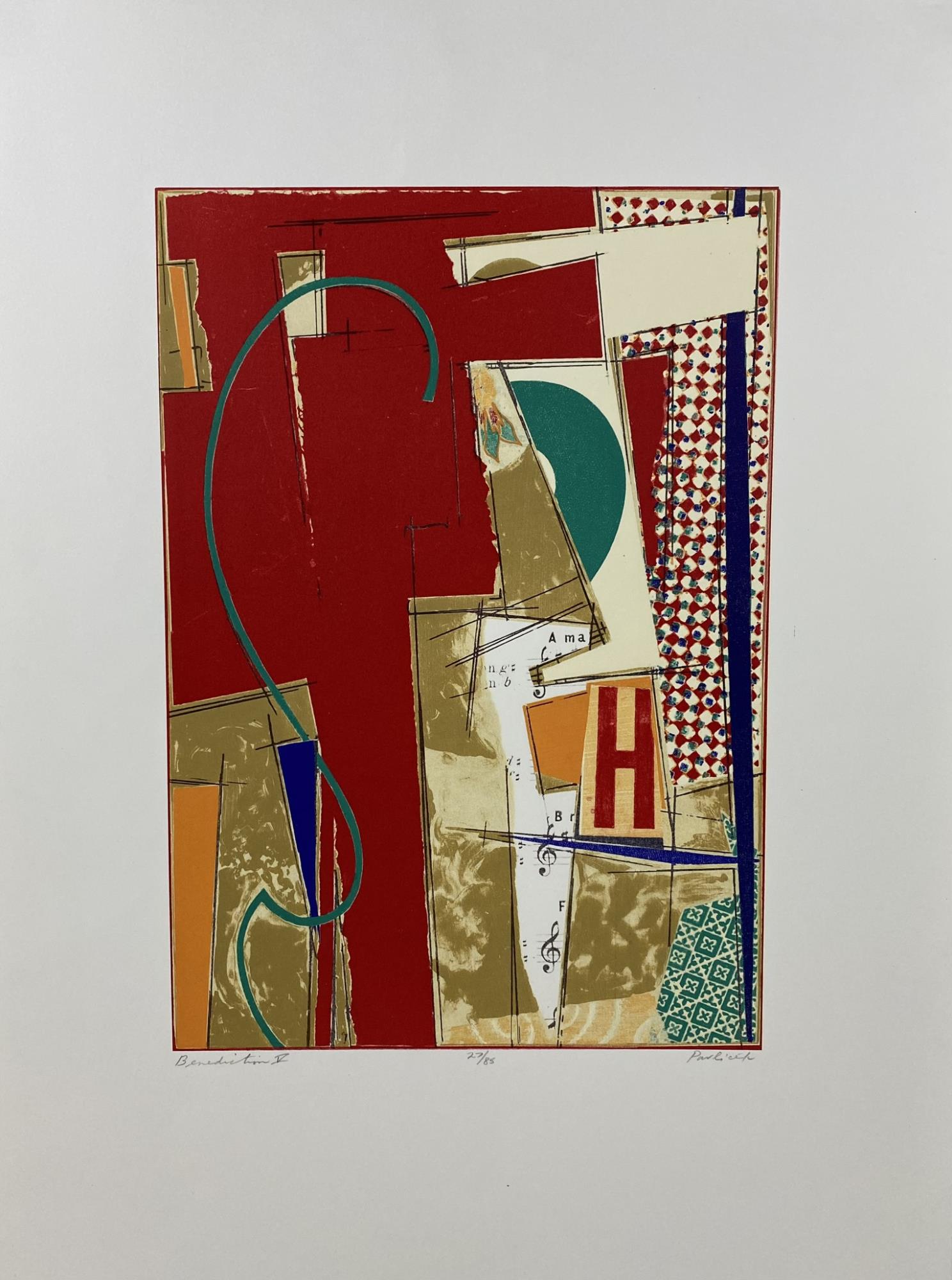 JOHN PAVLICEK  BENEDICTION SERIES V LITHOGRAPH (1 of 4)