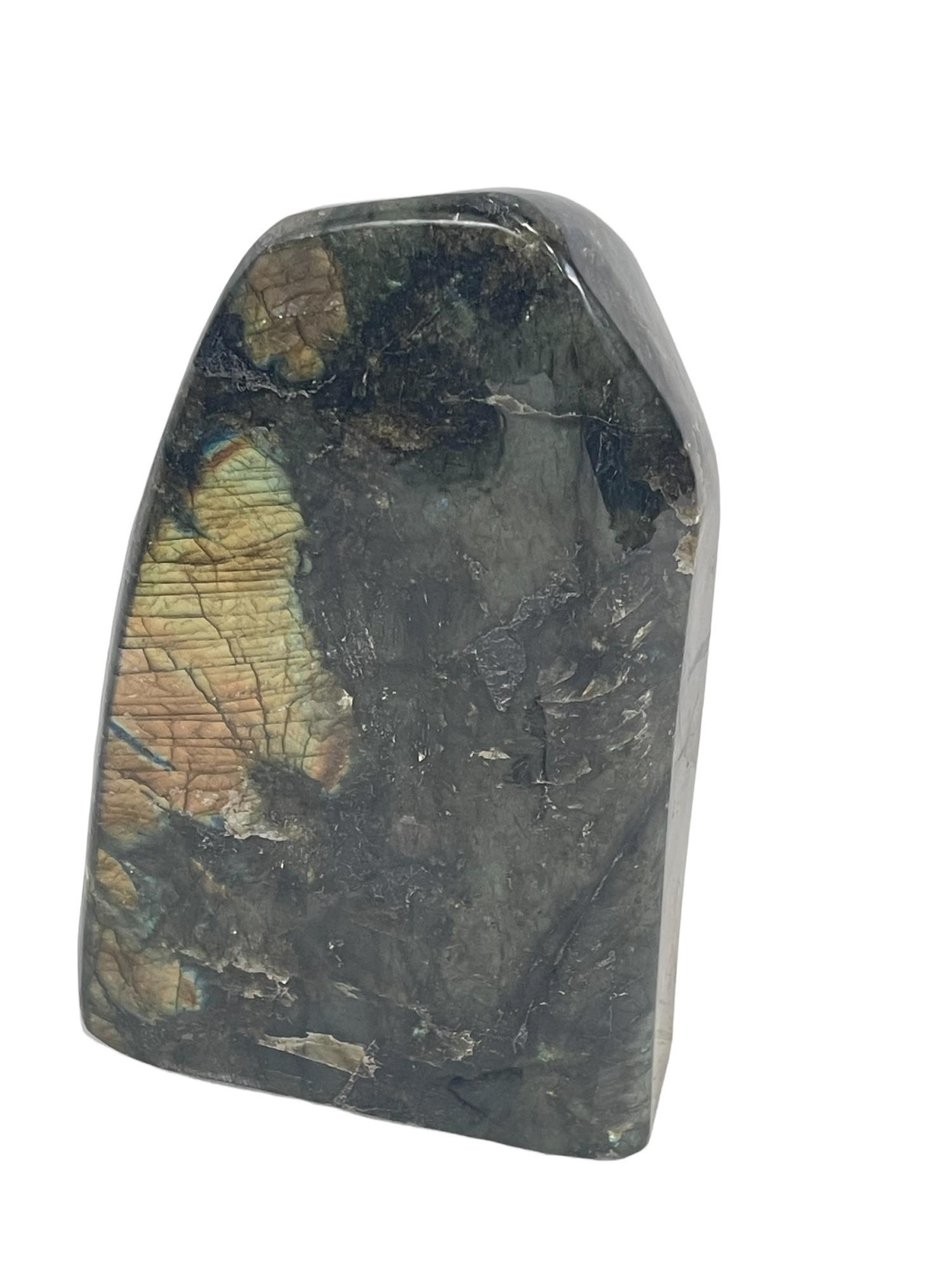 YELLOW + BLUE LABRADORITE SPECIMEN (1 of 3)