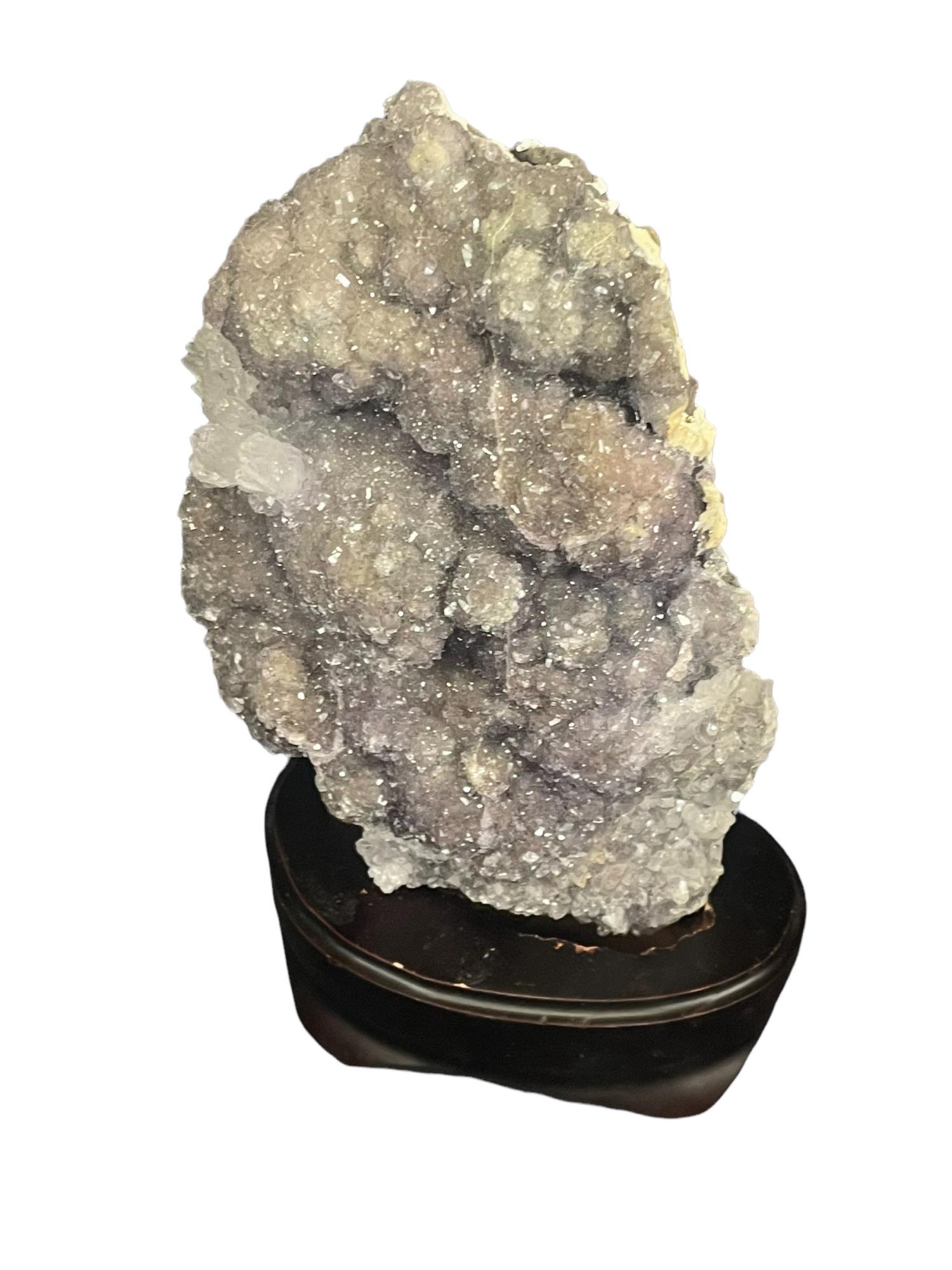 AMETHYST CLUSTER WITH STALACTITES (1 of 3)