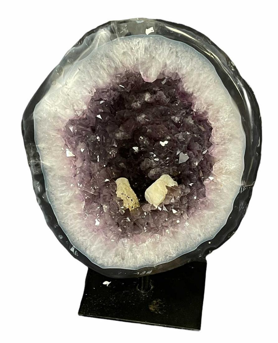 AMETHYST GEODE WITH CALCITE (1 of 3)