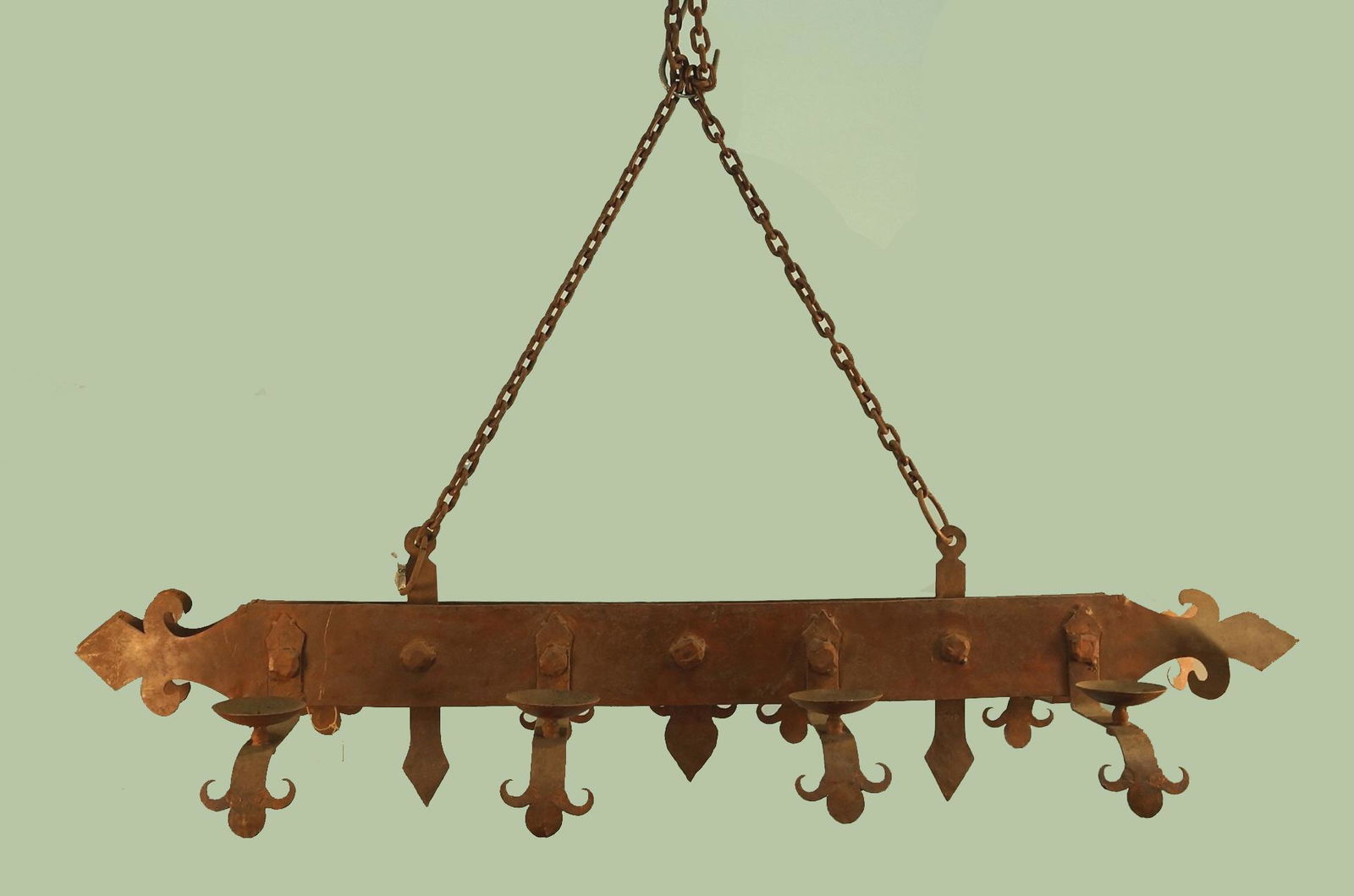 IRON GOTHIC STYLE CHANDELIER (1 of 5)