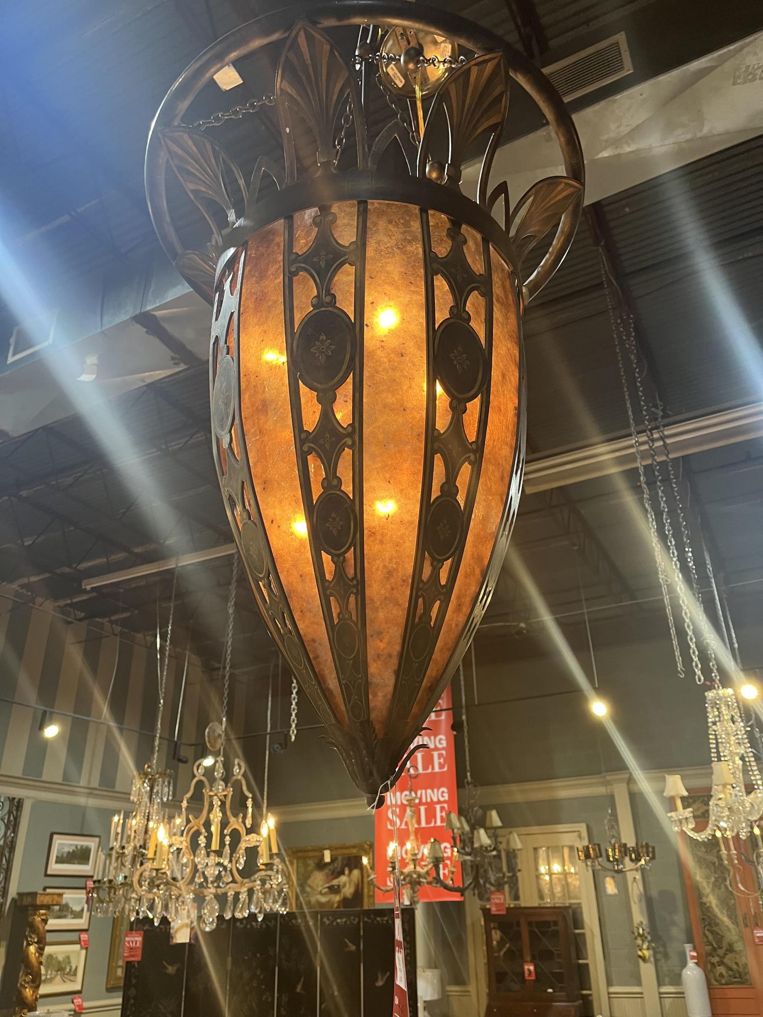 ART DECO STYLE CHANDELIER (1 of 2)