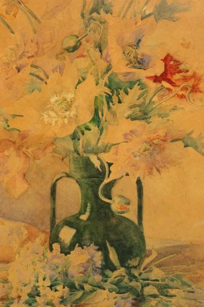 C. C. BATOUX "FLORAL STILL LIFE" OIL ON CANVAS - 2