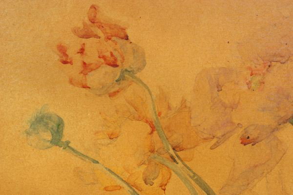 C. C. BATOUX "FLORAL STILL LIFE" OIL ON CANVAS - 4