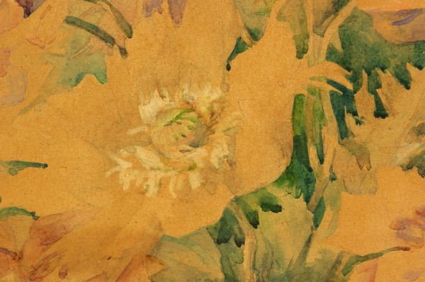 C. C. BATOUX "FLORAL STILL LIFE" OIL ON CANVAS - 5