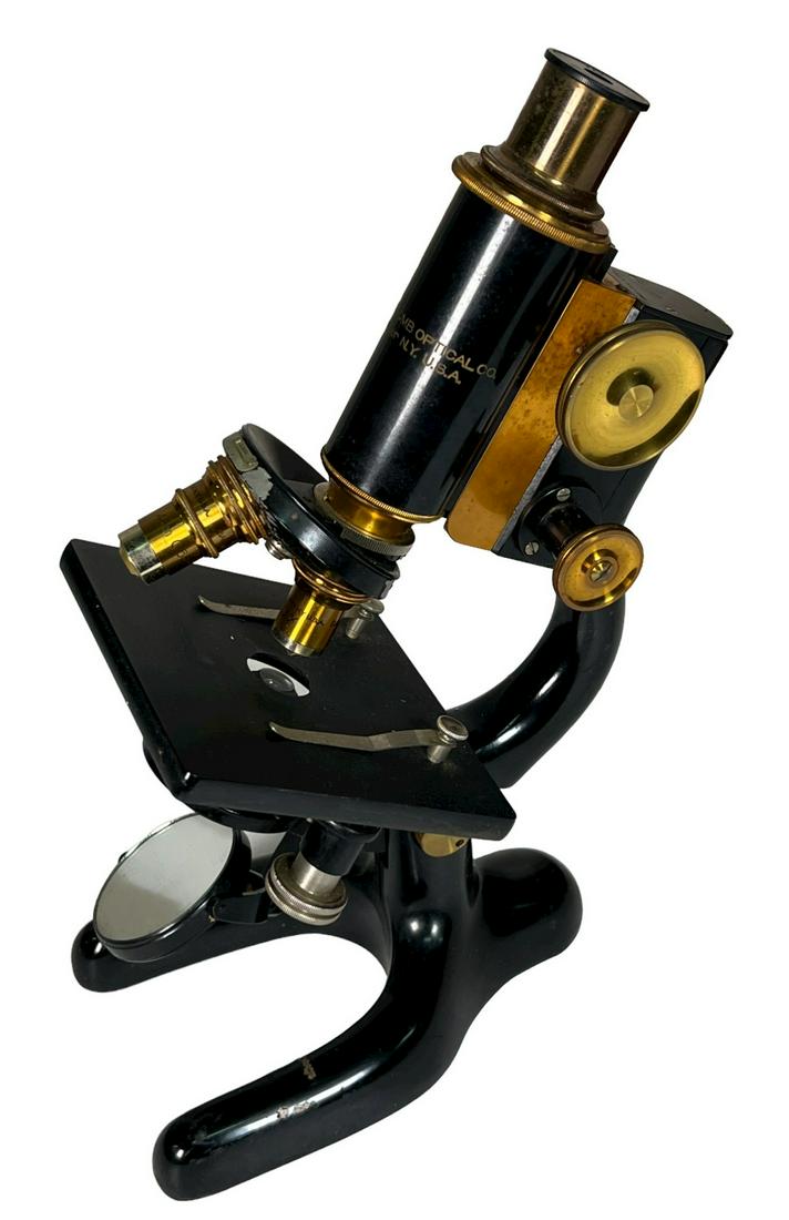 ANTIQUE MICROSCOPE BAUSHOT OPTICAL 1915 (1 of 3)