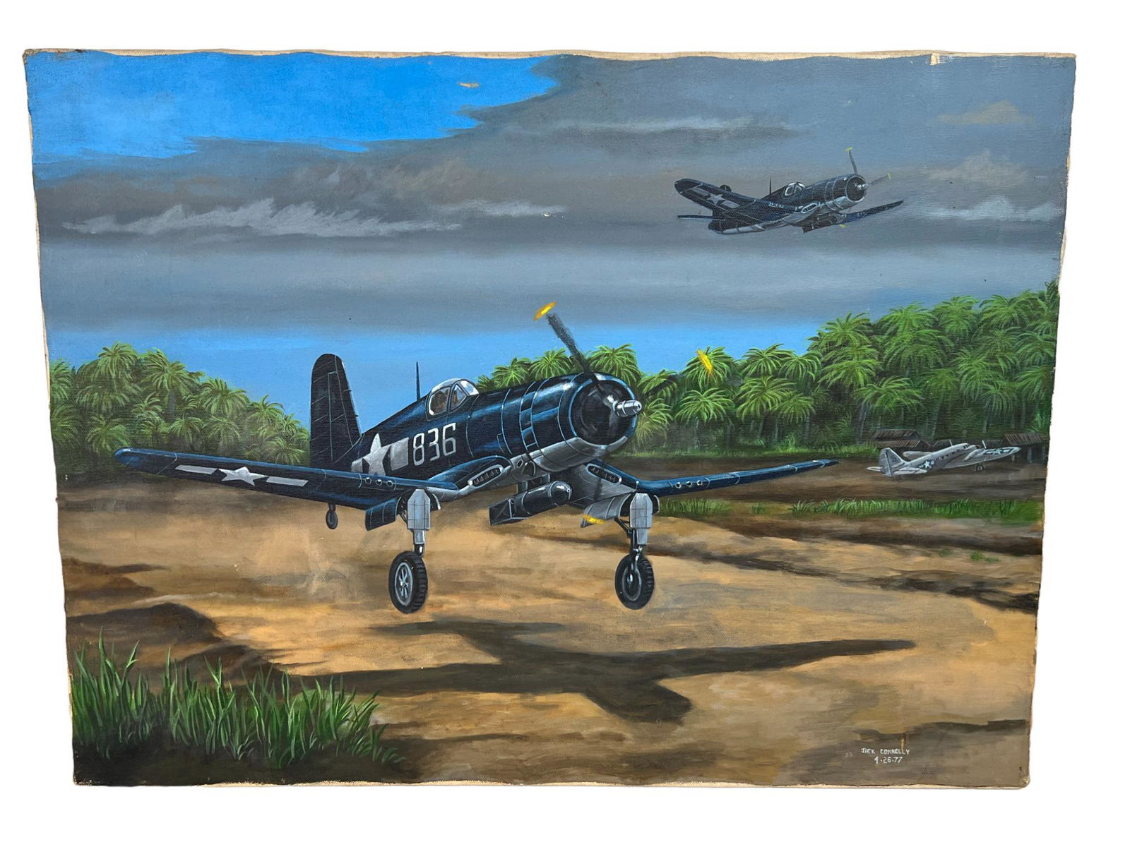 SIGNED JACK CONNELY 1977 FIGHTER PLANES (1 of 2)